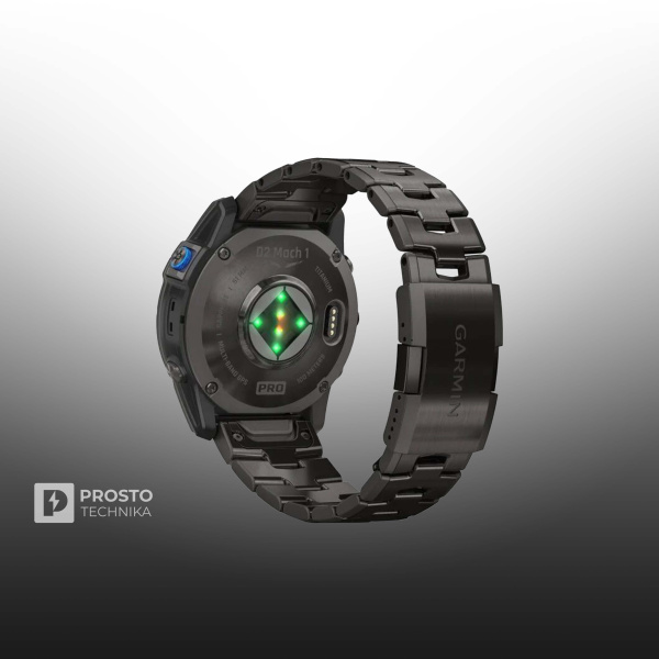 Умные часы GARMIN D2 Mach 1 Pro Aviator c вентилируемым титановым браслетом (010-02804-81)